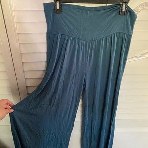 Zoey loose swing teal pants, medium